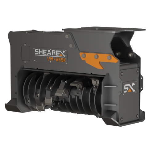 Shearex VM-355K snowblower on a white background