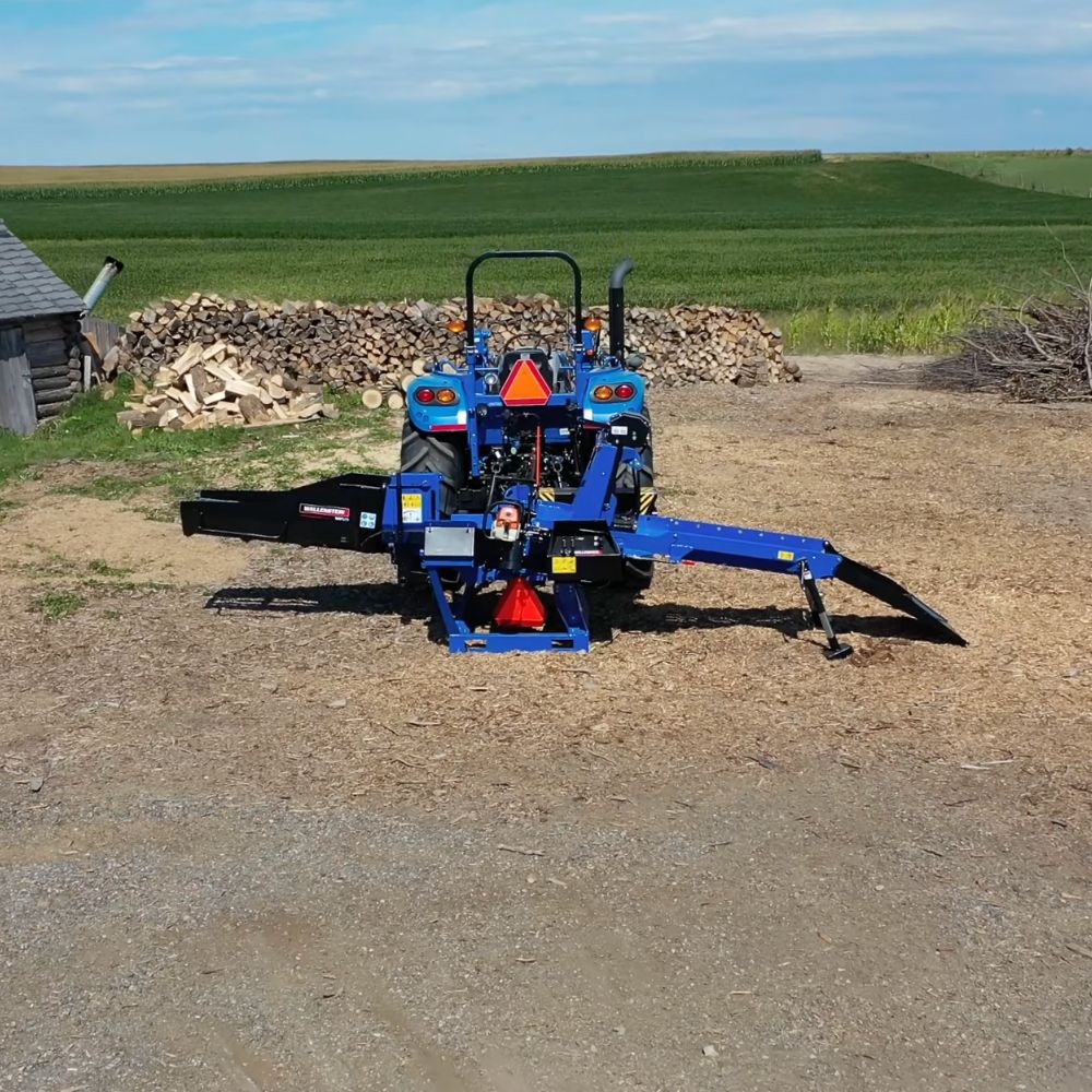 On-the-ground-wp245-tractor-wood-processor