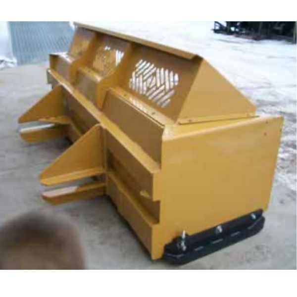 snow pusher Bucket mount on the ground from haugen