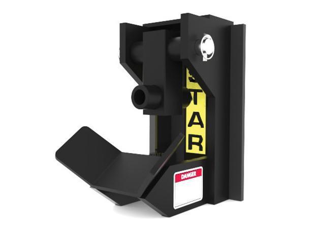 up close parts of the auger kit for mini skid steer attachment by star industries