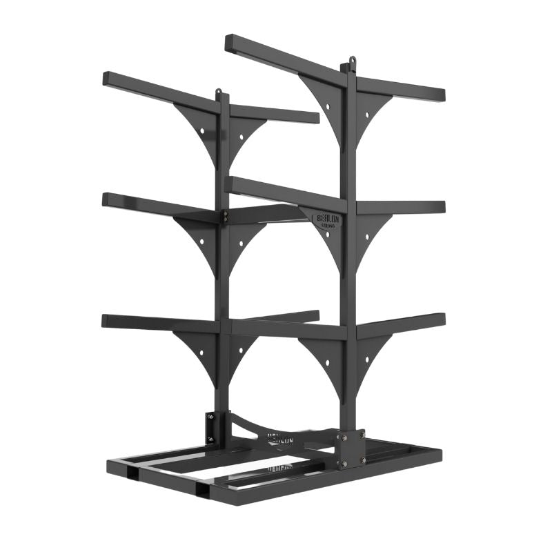 8 bucket rack attachment from berlon for skid steers and tractors