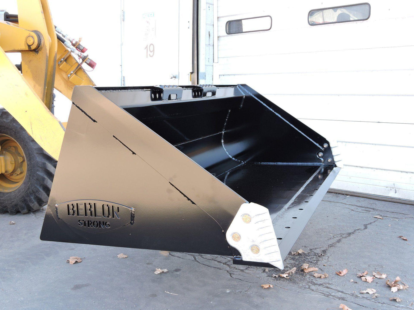 Closer Side View Heavy Duty Extended Lip Bucket Berlon Industries