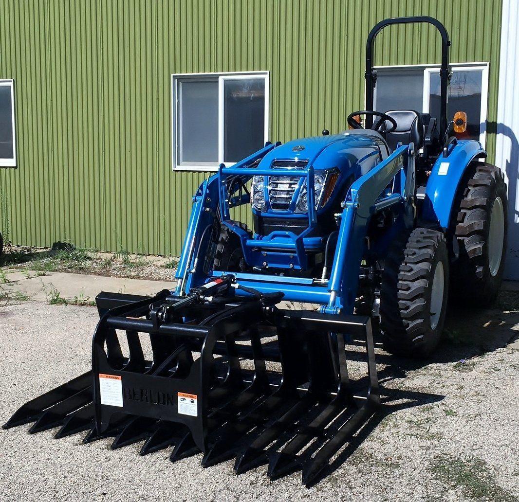 Tractor with Light Duty Grapple from Berlon Industries 