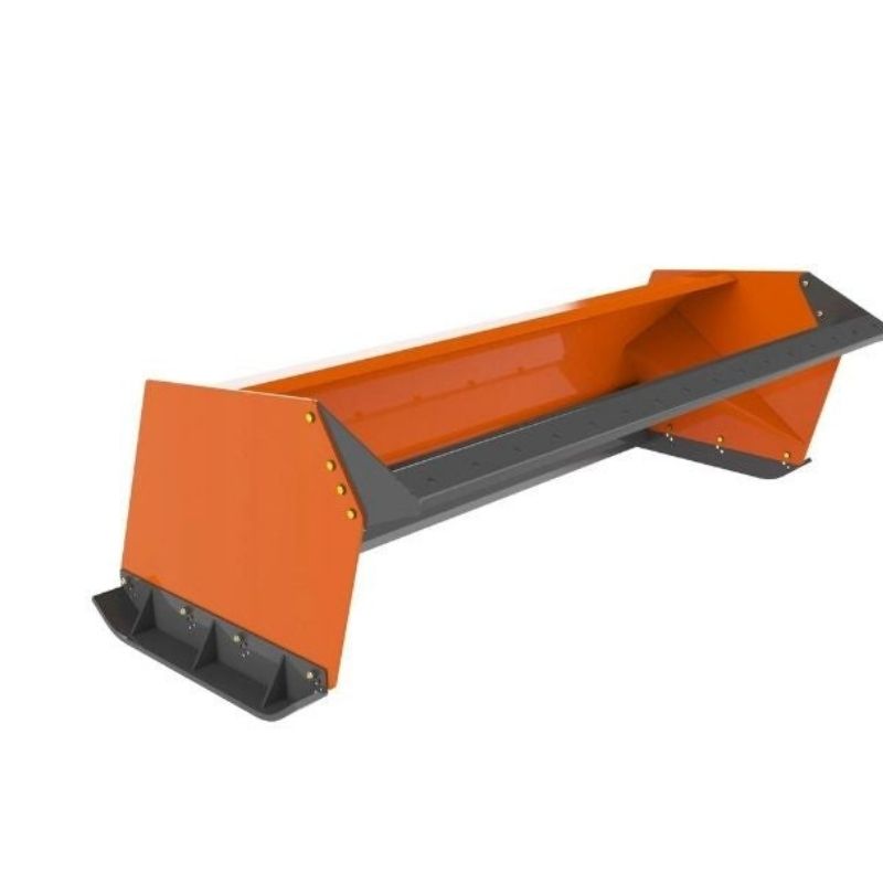 Low Profile Snow Pusher for Skid Steer &amp; Tractor from Berlon Industries