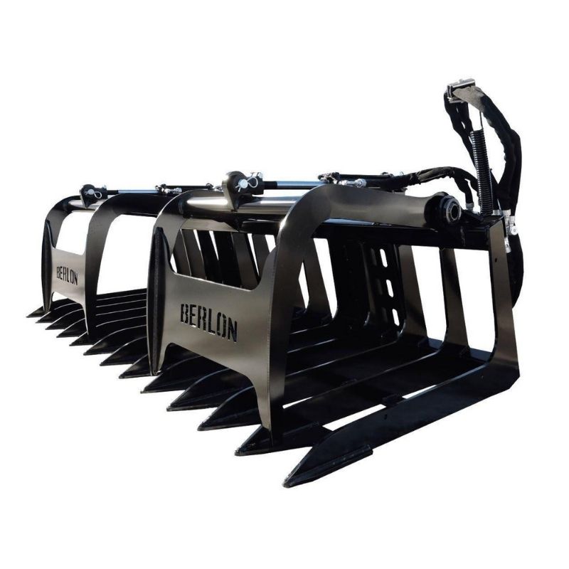 Medium Duty Root Grapple for Skid Steer &amp; Tractor from Berlon Industries