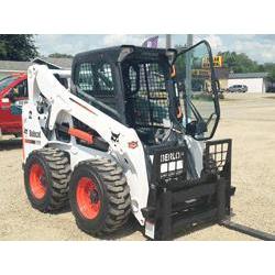 bobcat skid steer with pallet forks attachment from berlon