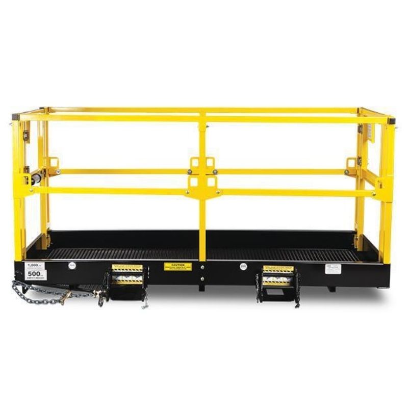 Telehandler &amp; Forklift Safety Work Platforms by Star Industries 4&#39; x 4&#39;