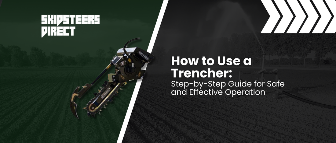 how to use a trencher