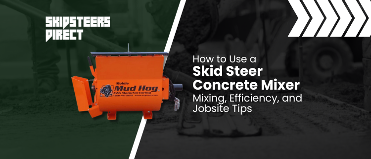 how to use a concrete mixer