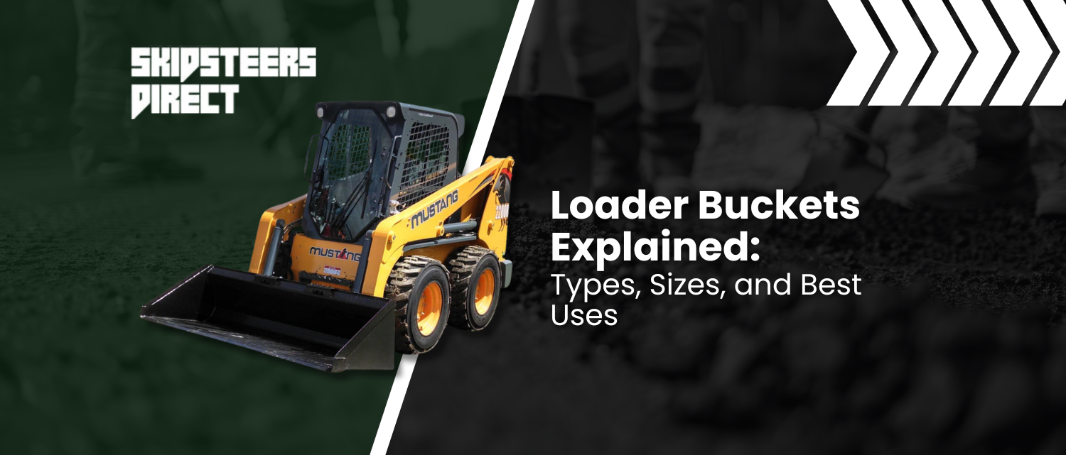 Loader Buckets Explained: Types, Sizes, and Best Uses – Skid Steers Direct