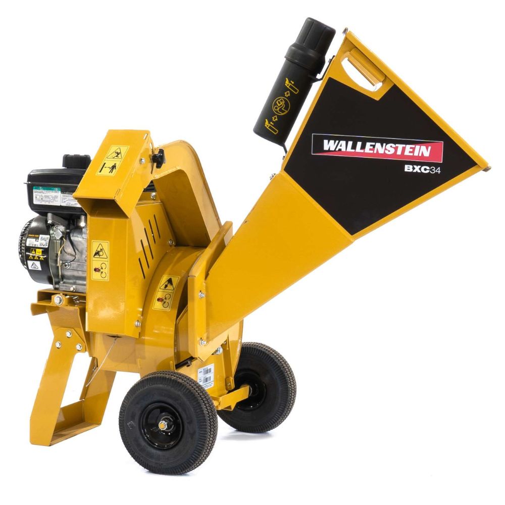 Gas Powered Wood Chipper Trailer | Wallenstein Equipment