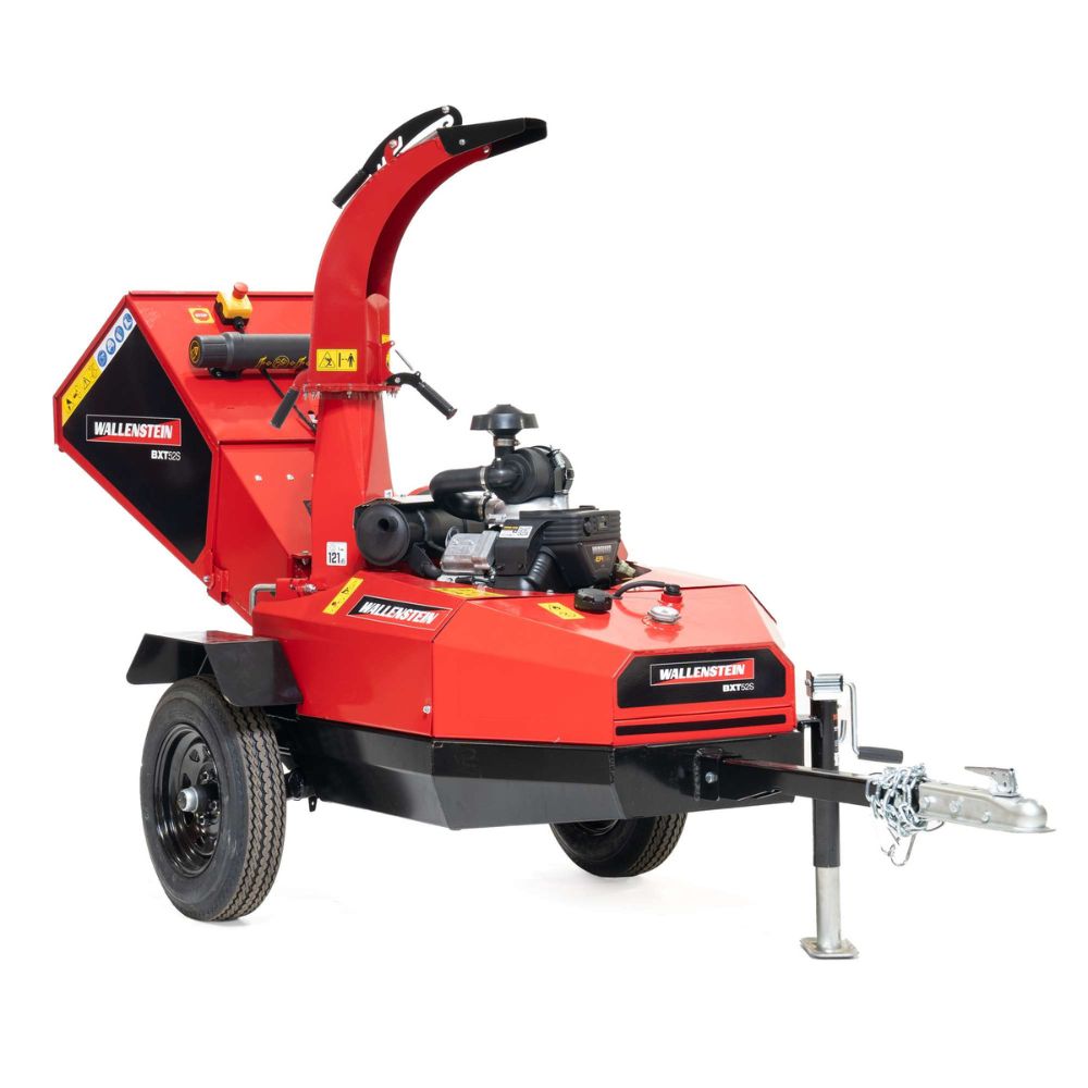 Gas Powered Wood Chipper Trailer | Wallenstein Equipment