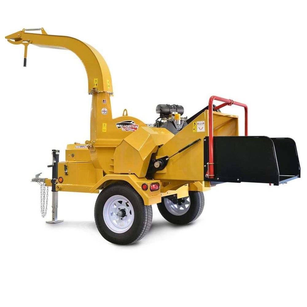 Hydraulic Feed Wood Chipper Trailer | Wallenstein Equipment