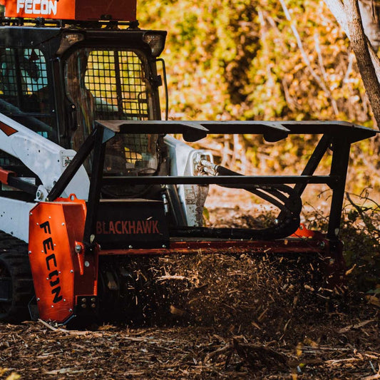 Blackhawk mulcher on a bocat