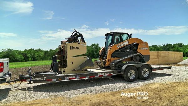 Auger Pro - Attachment Storage Rack by Bucket Bunker - Skid Steers Direct