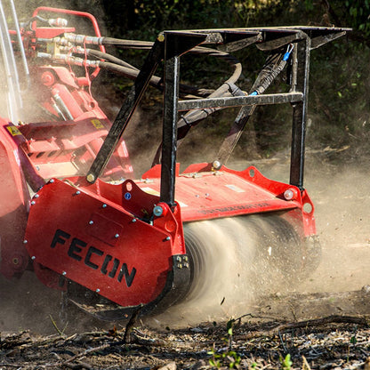 Fecon High flow bull hog grinding ground level