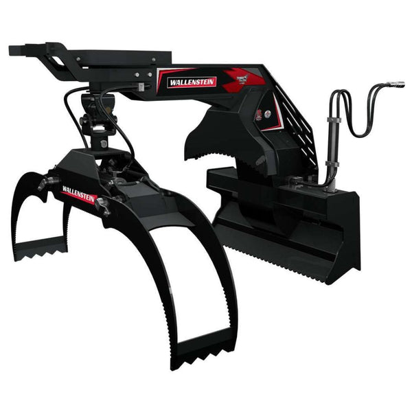 Manual Rotating Skid Steer Log Grapple Wallenstein Equipment Skid Steers Direct