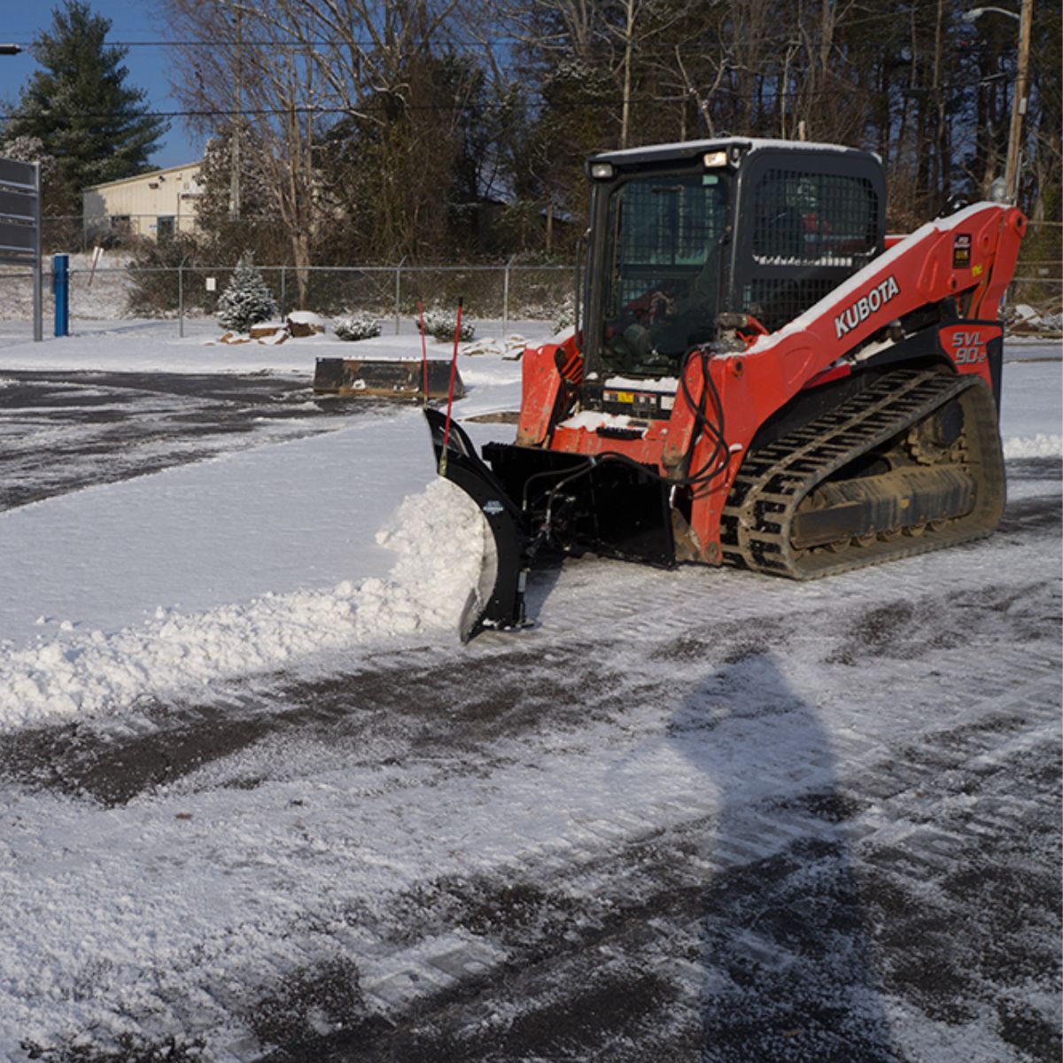 skidsteer snowplow