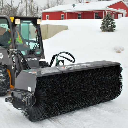 Volvo-with-the-Sweepster-hydraulic-angle-broom-attachment-in-action