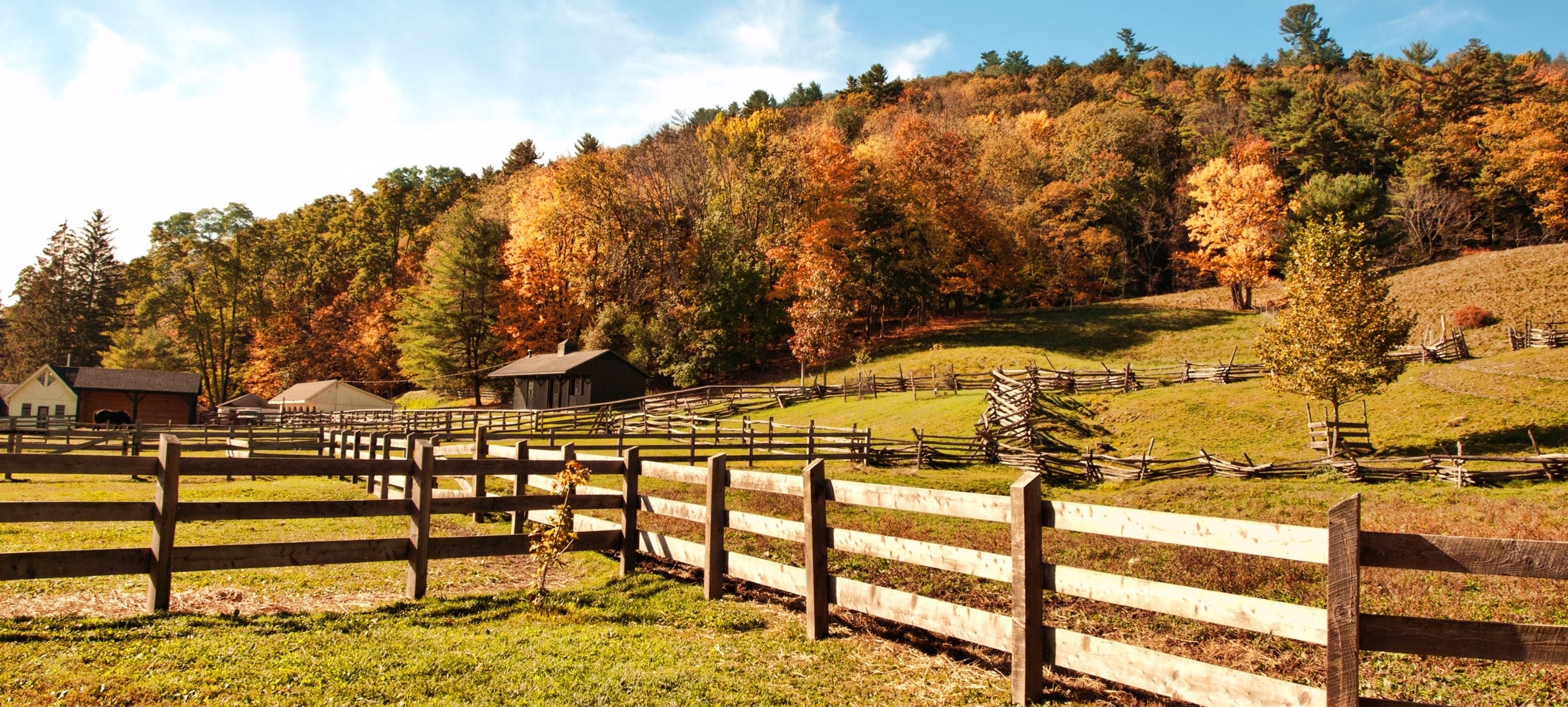 Beautiful farm maintained by USA made skid steer attachments