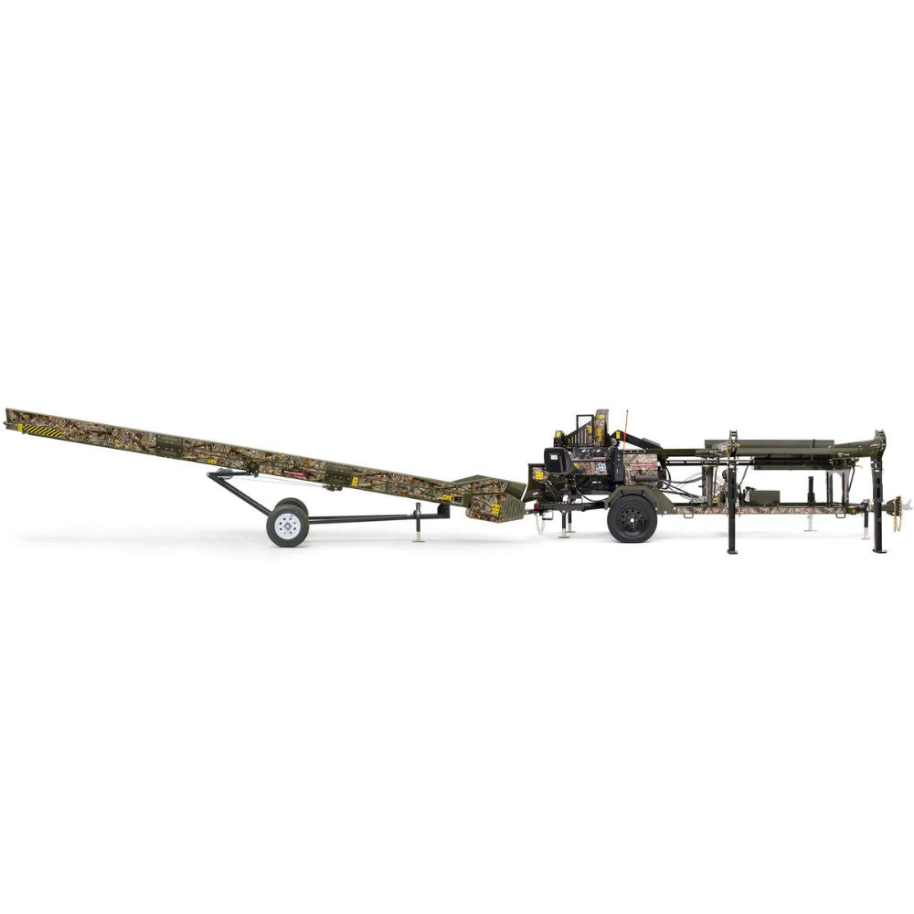 Towable Live Feed Deck Firewood Processor | Wallenstein Equipment