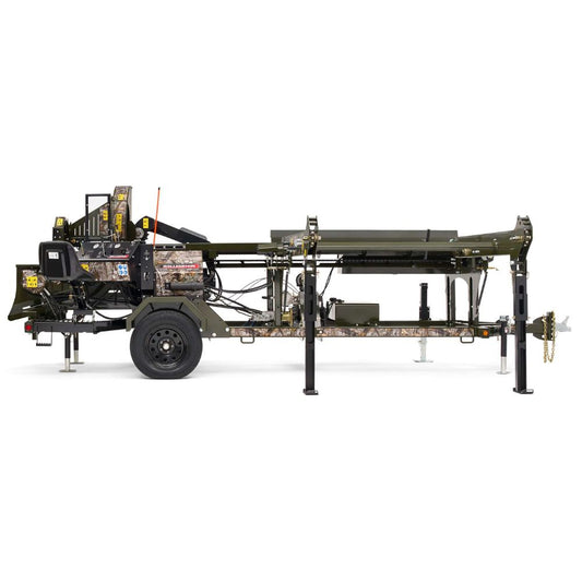 Towable Live Feed Deck Firewood Processor | Wallenstein Equipment