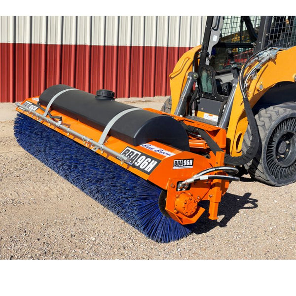 Skid Steer Angle Broom Attachment Broce Broom Skid Steers Direct