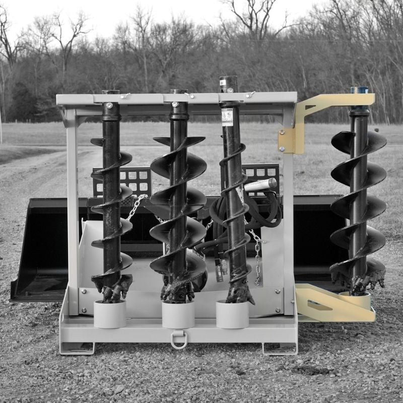 Side Mount Auger Add-On | Bucket Bunker – Skid Steers Direct