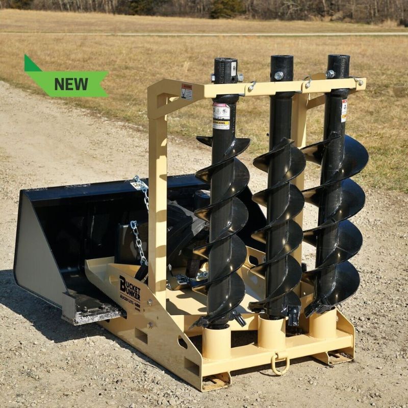 Mini Bucket Storage Rack Attachment Racks | Skid Steers Direct