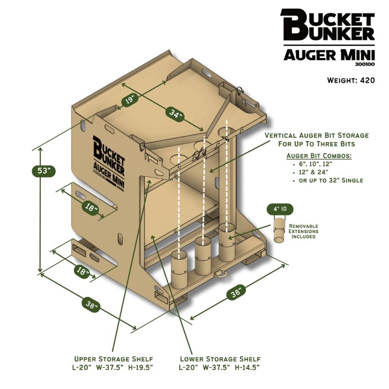 Auger Mini | Bucket Bunker