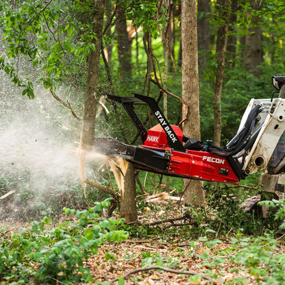 bobcat mulching with disc hawk by fecon