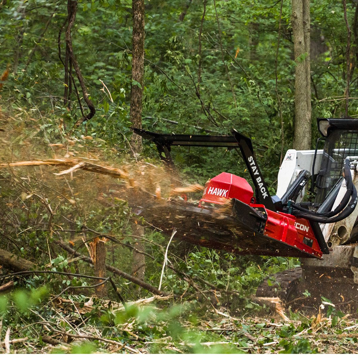 bobcat using fecon disc hawk