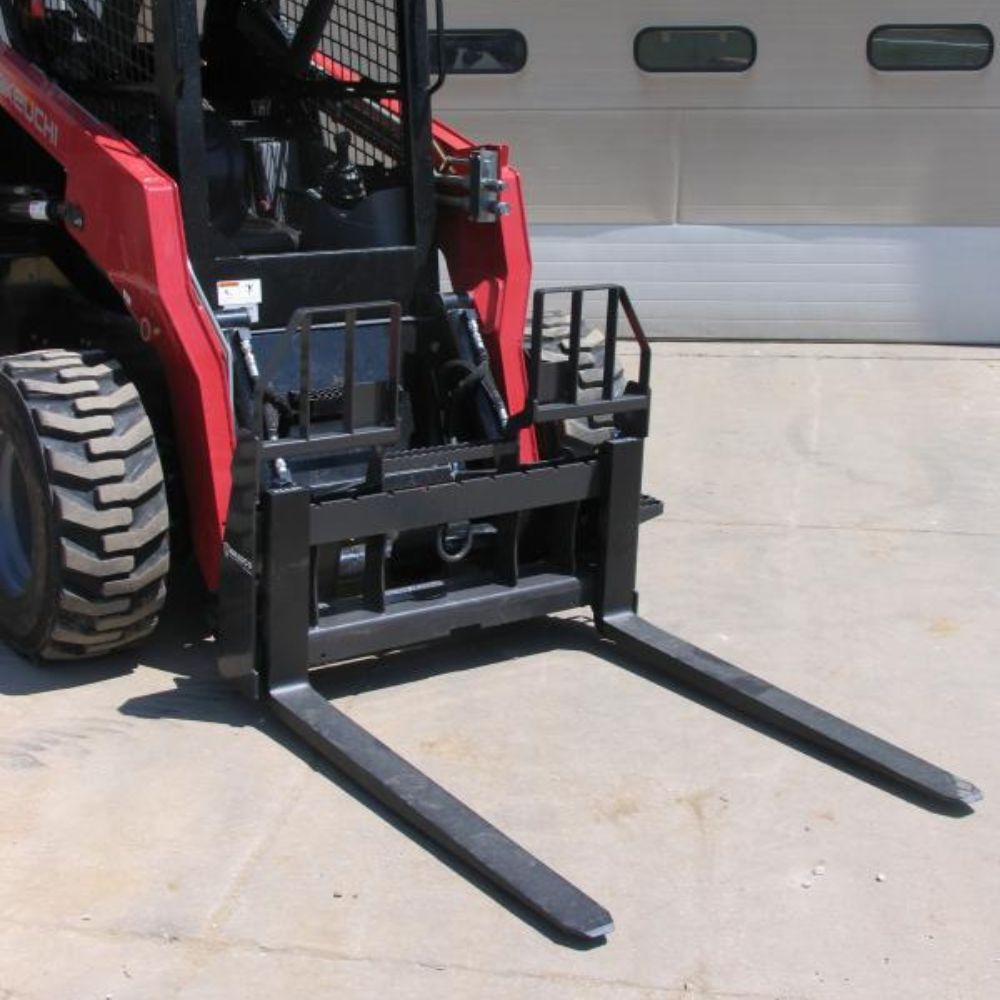 Walk Through Pallet Fork Attachment | Bradco