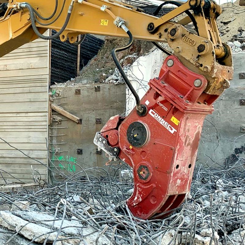 Excavator Pulverizer Attachment - Connect Work Tools – Skid Steers Direct
