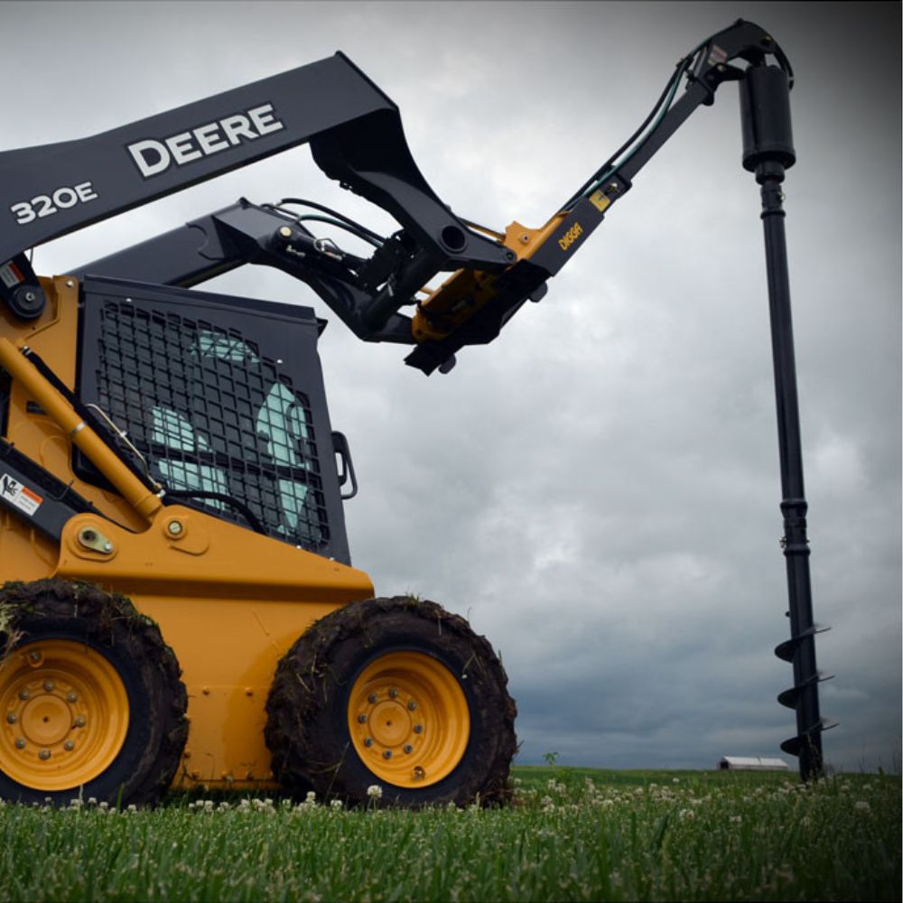Deep Auger Digging Machine Skid Steer High Flow Auger System | Digga | Buy Online - Skid Steers Direct