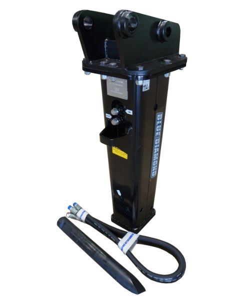 Blue diamond breaker hammer kit with mount for excavator. 