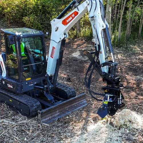 Fecon Stumper | Skid Steer, Mini Skid Steer & Excavator Stump Grinder