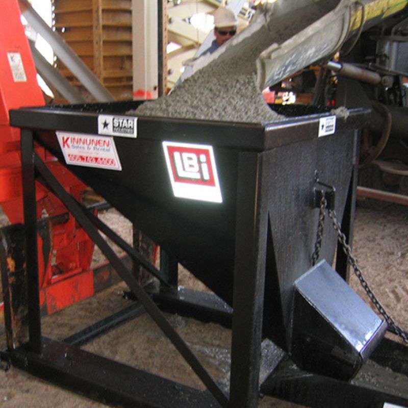 Concrete Hopper Attachment for Telehandler | Skid Steers Direct