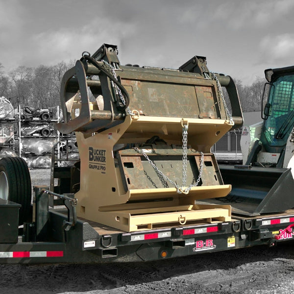 Skid Racking Grapple PRO- Skid Steer Attachment Storage Rack - Skid Steers Direct