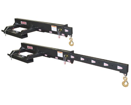 Adjustable jib boom attachment from Haugen. 