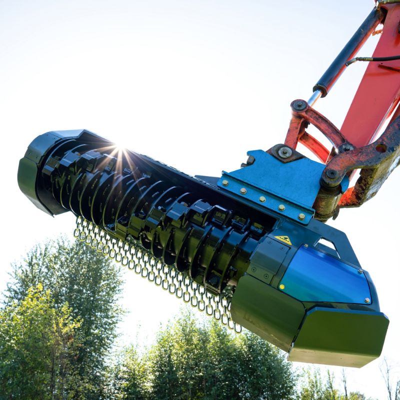 Ldm Excavator mulcher on a Kubota 