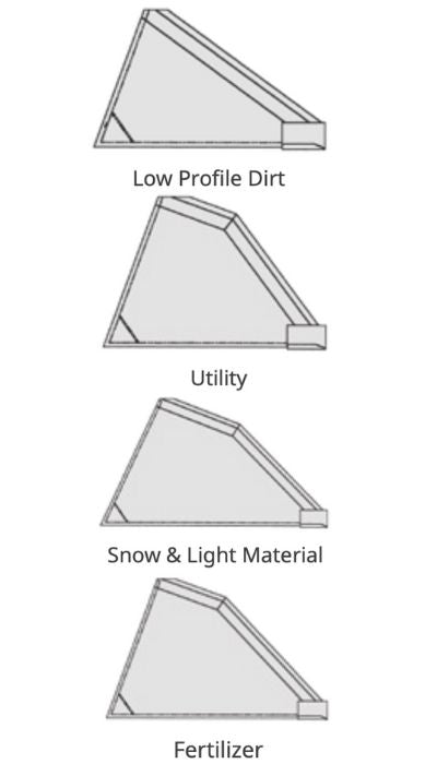 Different type of bucket attachments for sale