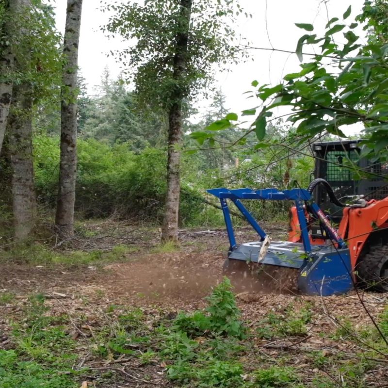 low-flow-drum-mulcher-attachment-by-promac-in-action