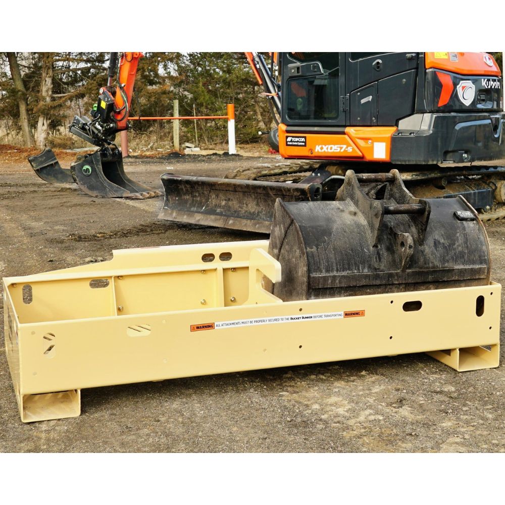 rear bunker bucket mini-x 6 ton