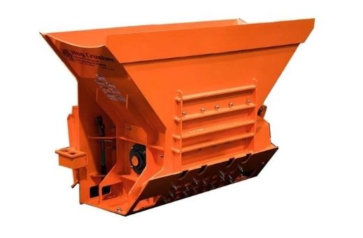 EZG concrete crusher attachment for skid steers