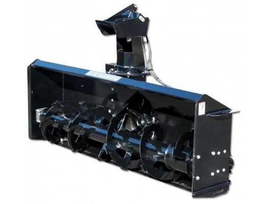 Blue diamond snow blower attachment for skid steers