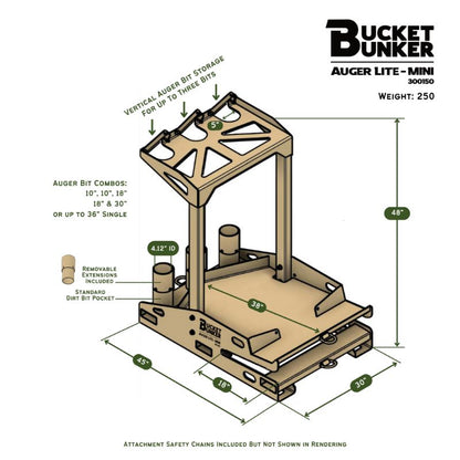 specifications-for-auger-lite-mini-by-bucket-bunker