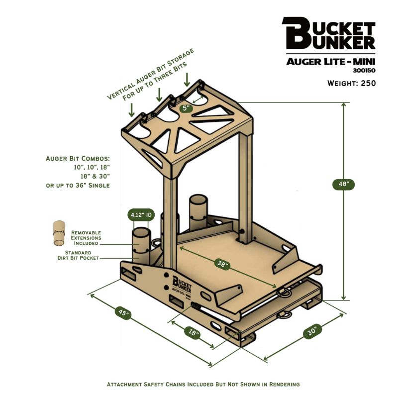 specifications-for-auger-lite-mini-by-bucket-bunker