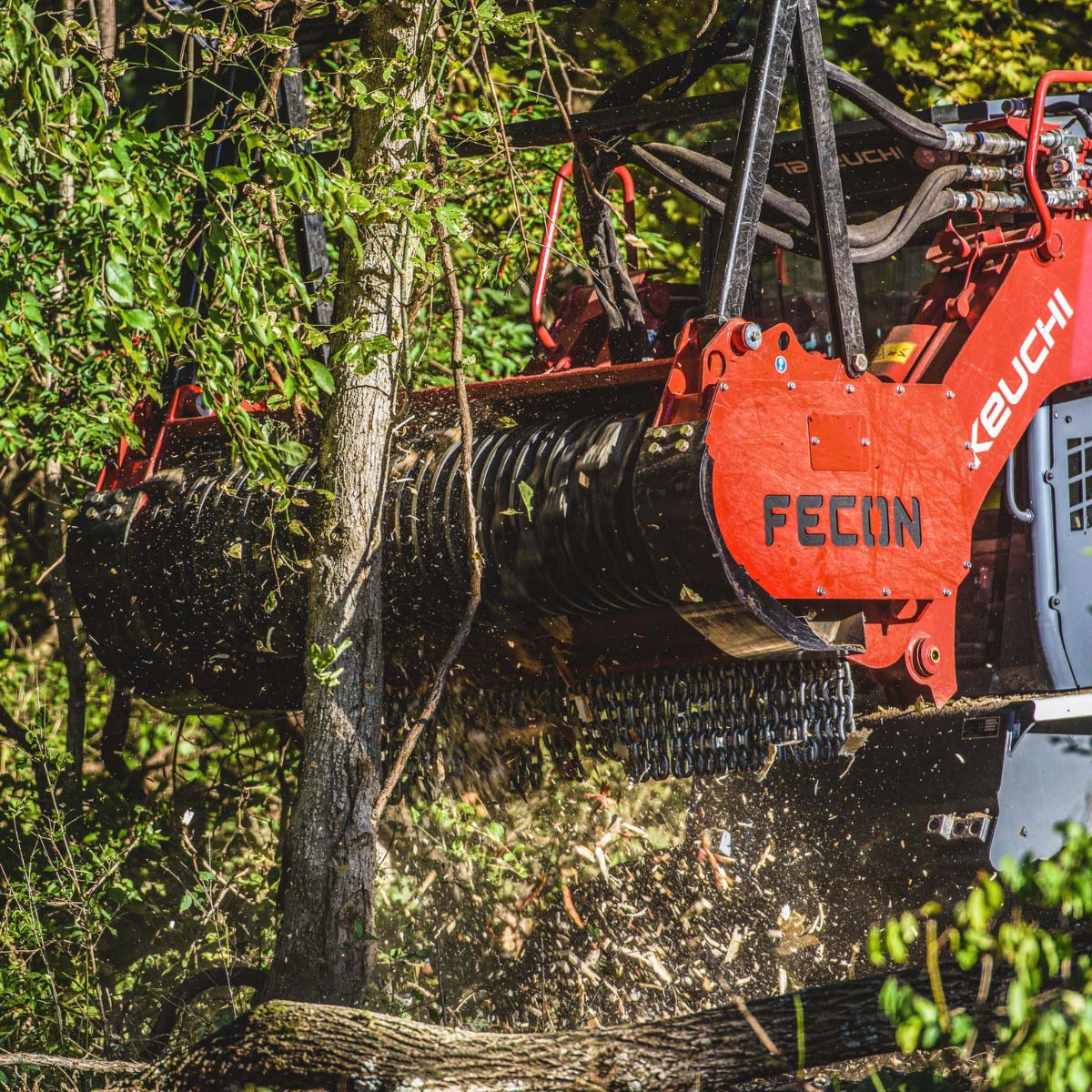 Takeuchi with bull hog high flow