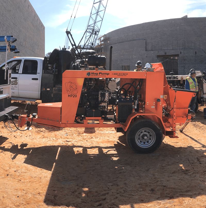 ezg-manufacturing-trailer-concrete-pump-attachment-in-the-job-site